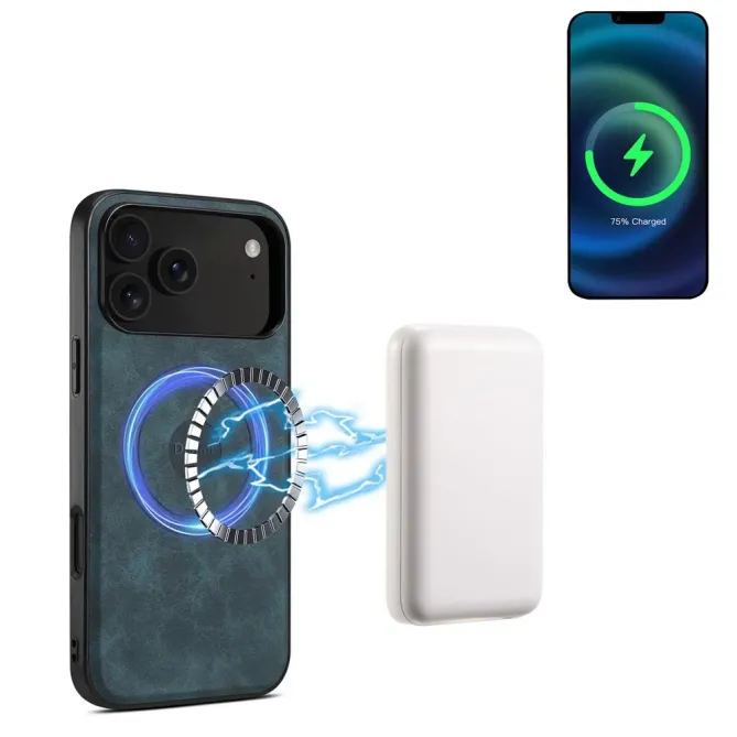 Coque iPhone 17 Pro Rétro avec Porte-Cartes | D13