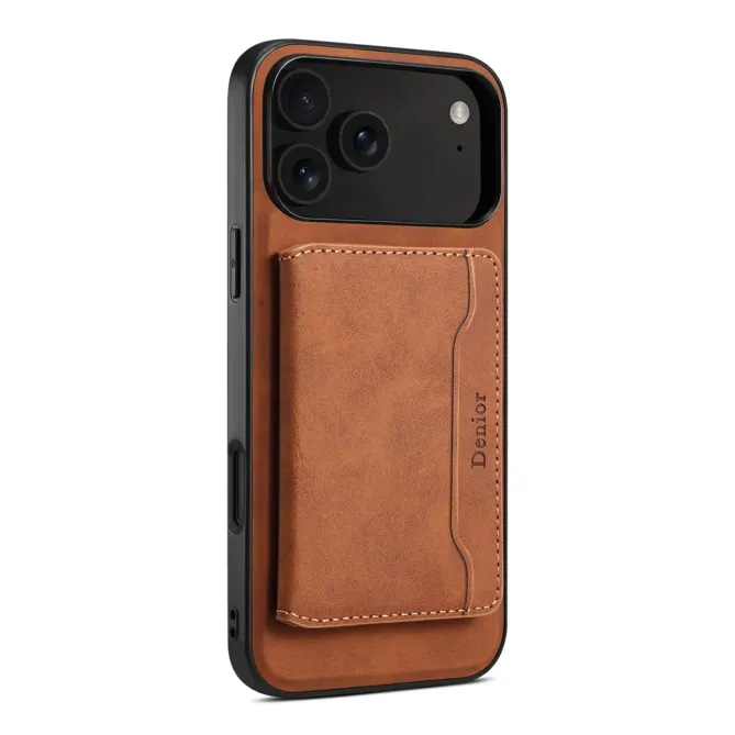Coque iPhone 17 Pro Rétro avec Porte-Cartes | D13