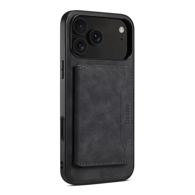 Coque iPhone 17 Pro Rétro avec Porte-Cartes | D13
