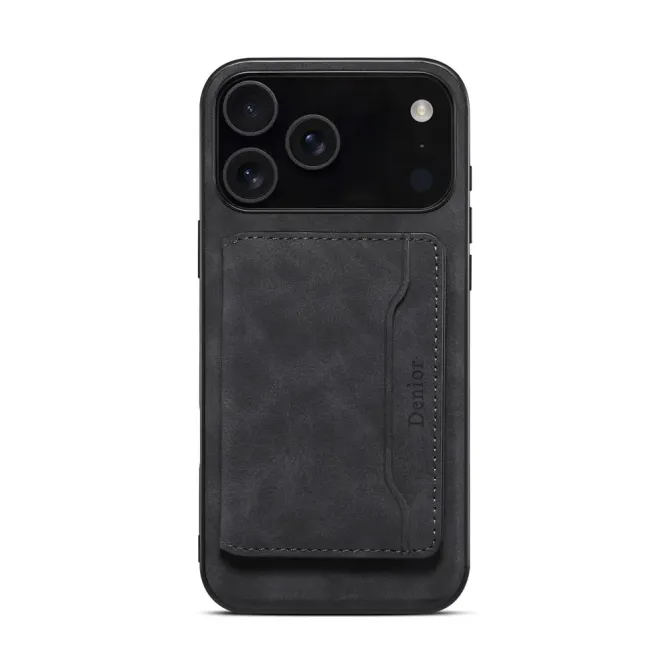Coque iPhone 17 Pro Rétro avec Porte-Cartes | D13