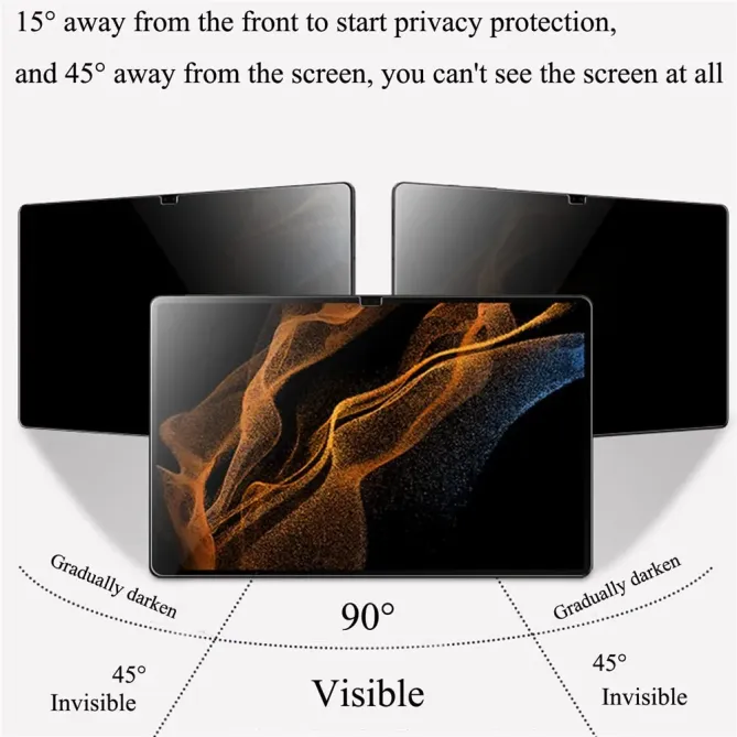 Protection d'écran Samsung Galaxy Tab A11 verre trempé et filtre de co