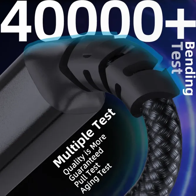 Câble Imprimante 2 en 1 USB/Type-C vers USB-B 2.0 Tressé 2m