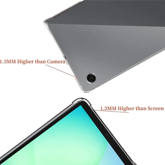 Coque Samsung Galaxy Tab A11 Transparente Antichoc + Verre Trempé