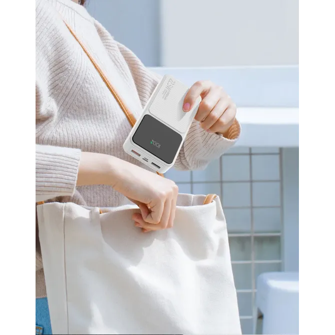 Power Bank LED 20000mAh Intégrée Type-C + iP