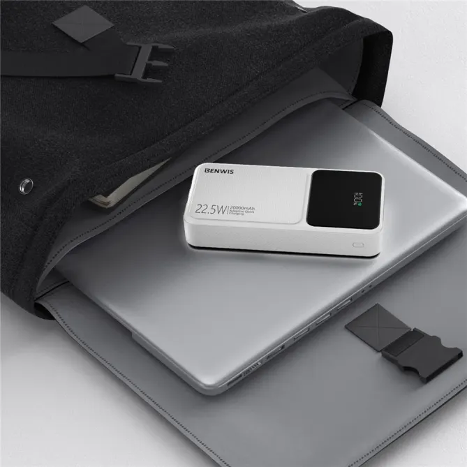 Power Bank LED 20000mAh Intégrée Type-C + iP