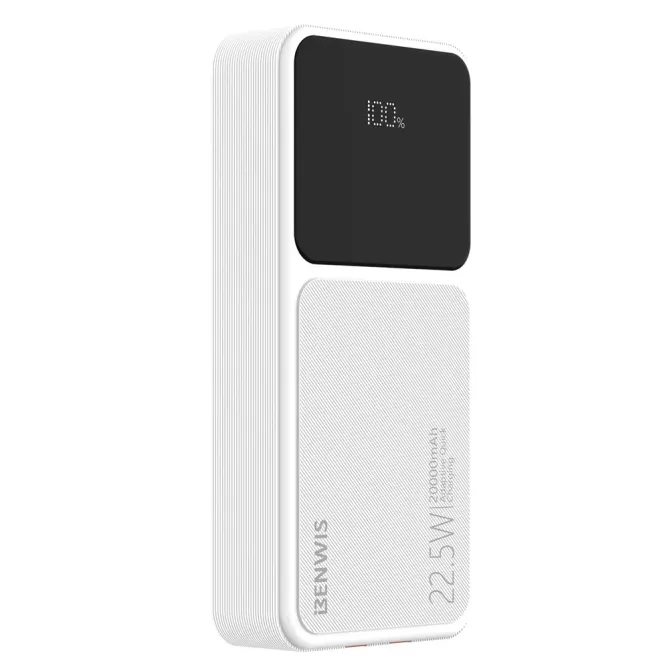 Power Bank LED 20000mAh Intégrée Type-C + iP