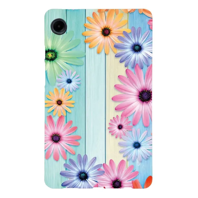 Coque Samsung Galaxy Tab A11 / A9 Marguerite Multicolore