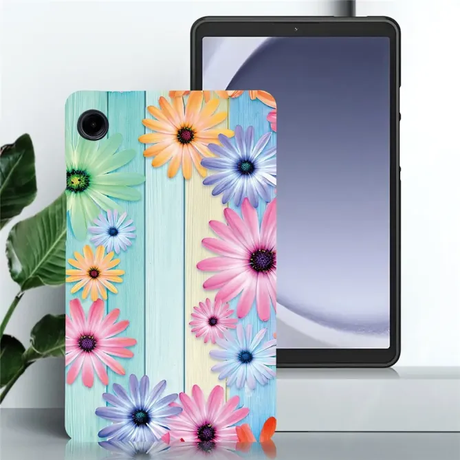 Coque Samsung Galaxy Tab A11 / A9 Marguerite Multicolore