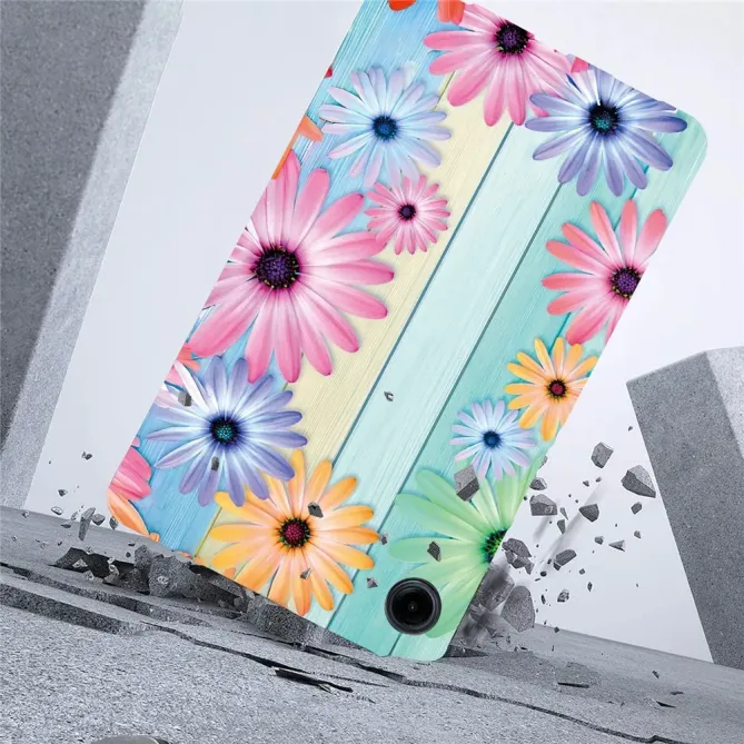 Coque Samsung Galaxy Tab A11 / A9 Marguerite Multicolore