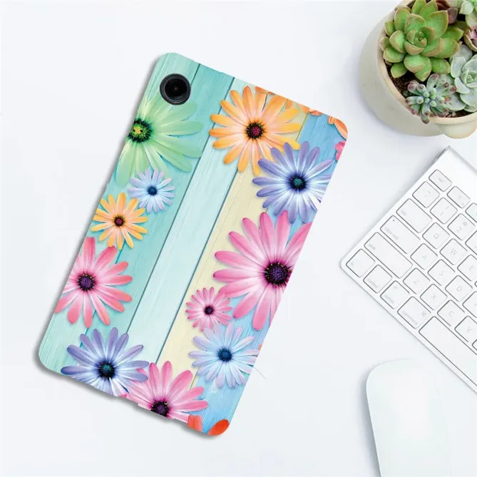 Coque Samsung Galaxy Tab A11 / A9 Marguerite Multicolore