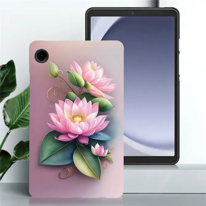 Coque Samsung Galaxy Tab A11 / A9 Lotus Rose