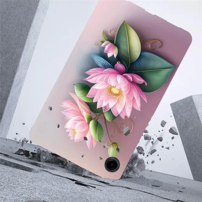 Coque Samsung Galaxy Tab A11 / A9 Lotus Rose