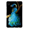 Coque Samsung Galaxy Tab A11 / A9 Paon Bleu Majestueux