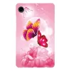 Coque Samsung Galaxy Tab A11 / A9 Papillon Rose