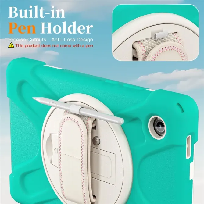 Coque Samsung Galaxy Tab A11 Support 360 degrés Bandoulière Renforcée