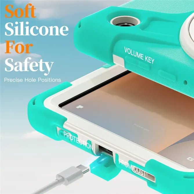 Coque Samsung Galaxy Tab A11 Support 360 degrés Bandoulière Renforcée