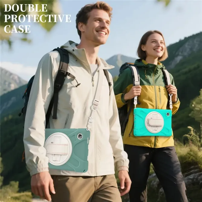 Coque Samsung Galaxy Tab A11 Support 360 degrés Bandoulière Renforcée