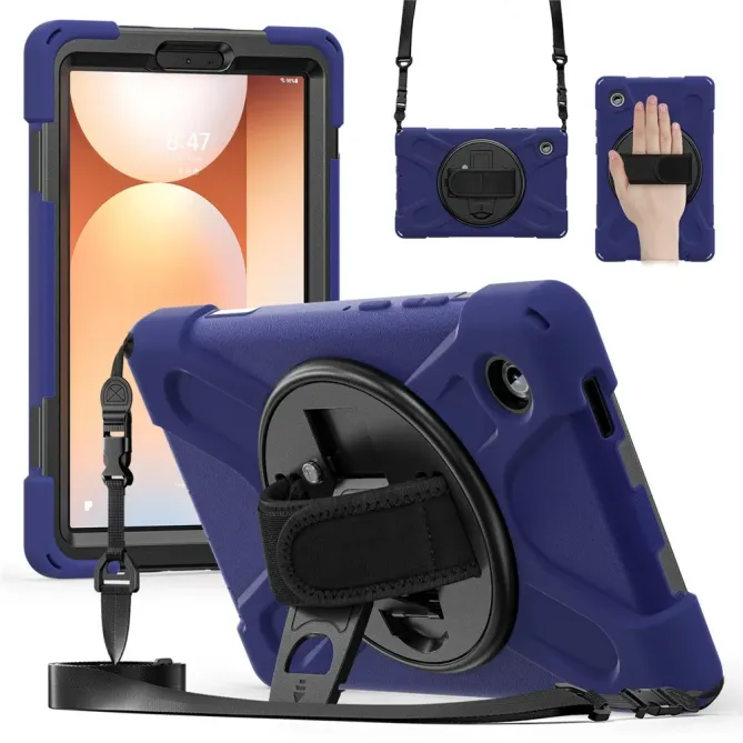 Coque Samsung Galaxy Tab A11 Support 360 degrés Bandoulière Renforcée