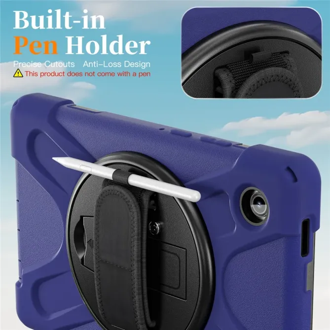Coque Samsung Galaxy Tab A11 Support 360 degrés Bandoulière Renforcée