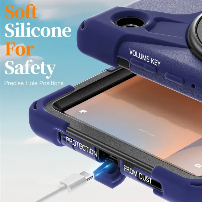 Coque Samsung Galaxy Tab A11 Support 360 degrés Bandoulière Renforcée