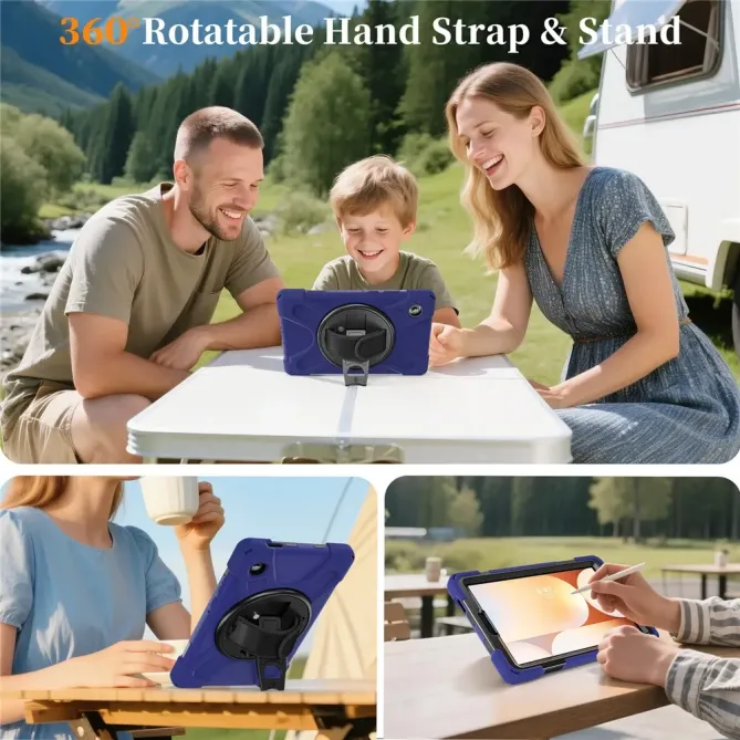 Coque Samsung Galaxy Tab A11 Support 360 degrés Bandoulière Renforcée