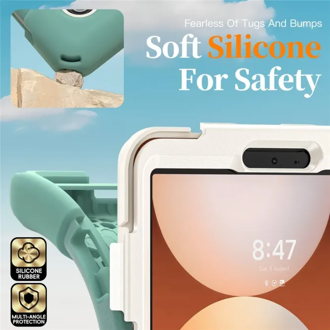 Coque Samsung Galaxy Tab A11 Support 360 degrés Bandoulière Renforcée
