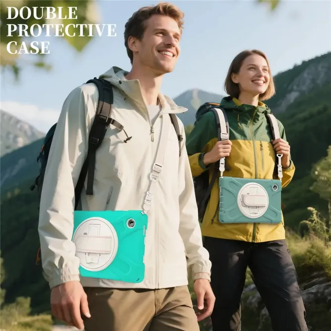 Coque Samsung Galaxy Tab A11 Support 360 degrés Bandoulière Renforcée