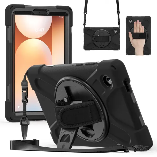 Coque Samsung Galaxy Tab A11 Support 360 degrés Bandoulière Renforcée