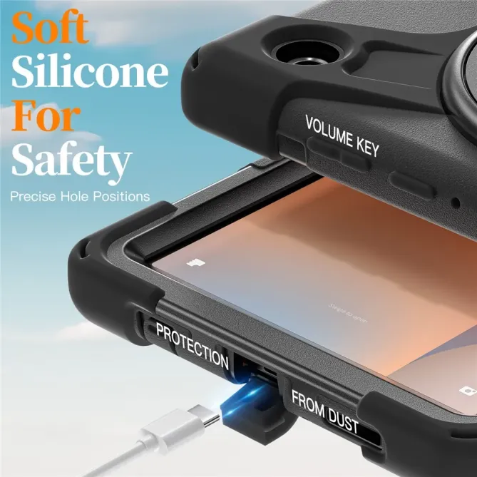Coque Samsung Galaxy Tab A11 Support 360 degrés Bandoulière Renforcée