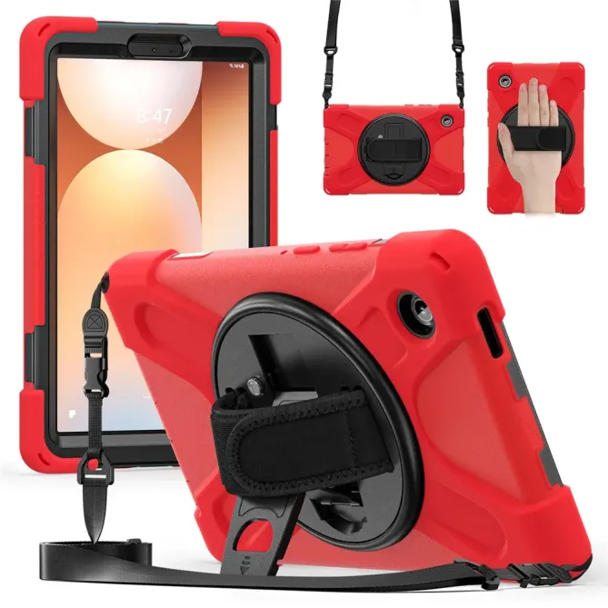 Coque Samsung Galaxy Tab A11 Support 360 degrés Bandoulière Renforcée