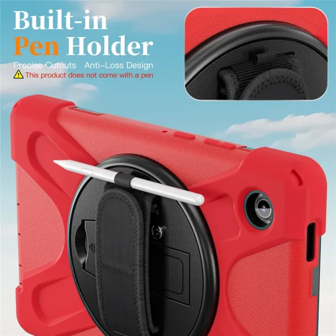 Coque Samsung Galaxy Tab A11 Support 360 degrés Bandoulière Renforcée