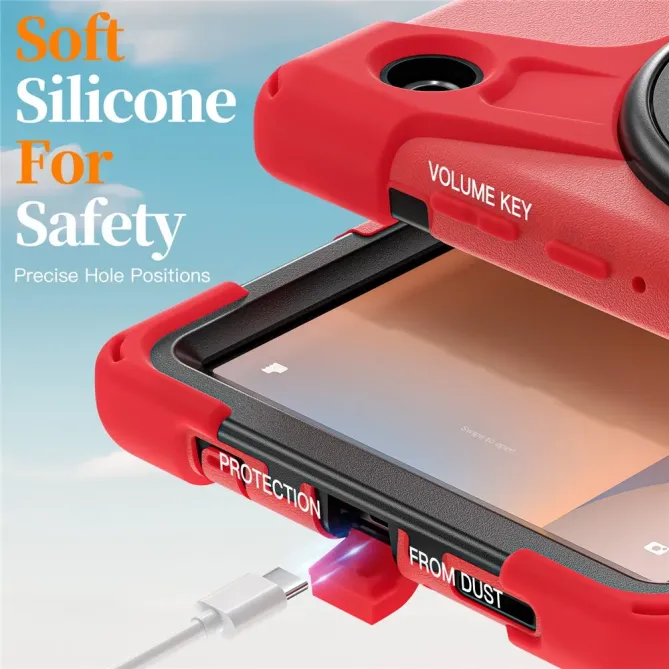Coque Samsung Galaxy Tab A11 Support 360 degrés Bandoulière Renforcée