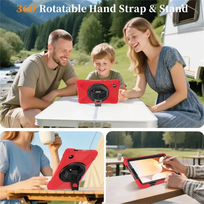 Coque Samsung Galaxy Tab A11 Support 360 degrés Bandoulière Renforcée
