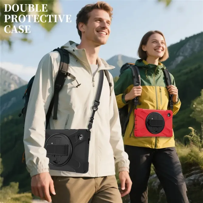 Coque Samsung Galaxy Tab A11 Support 360 degrés Bandoulière Renforcée
