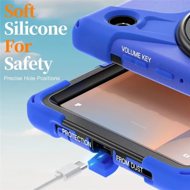 Coque Samsung Galaxy Tab A11 Support 360 degrés Bandoulière Renforcée