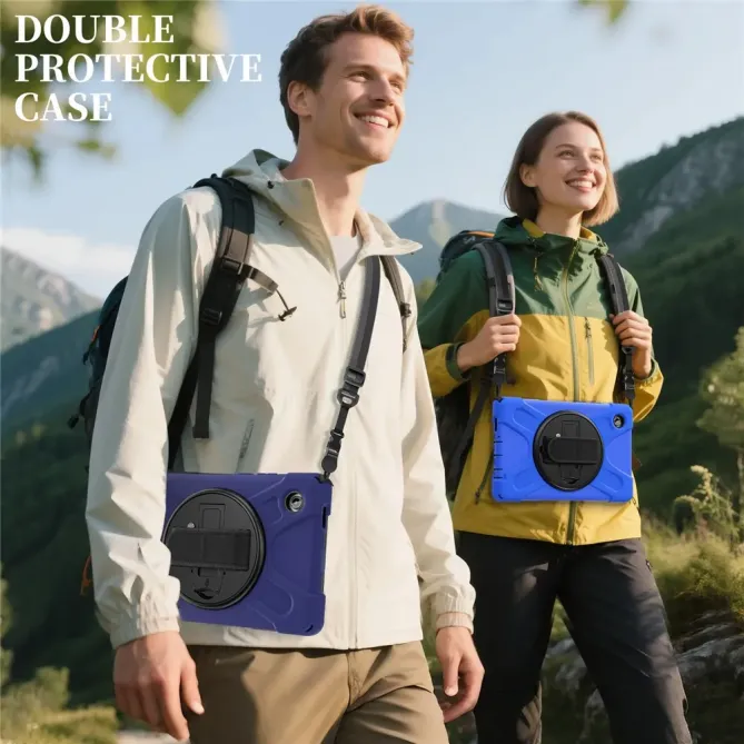 Coque Samsung Galaxy Tab A11 Support 360 degrés Bandoulière Renforcée