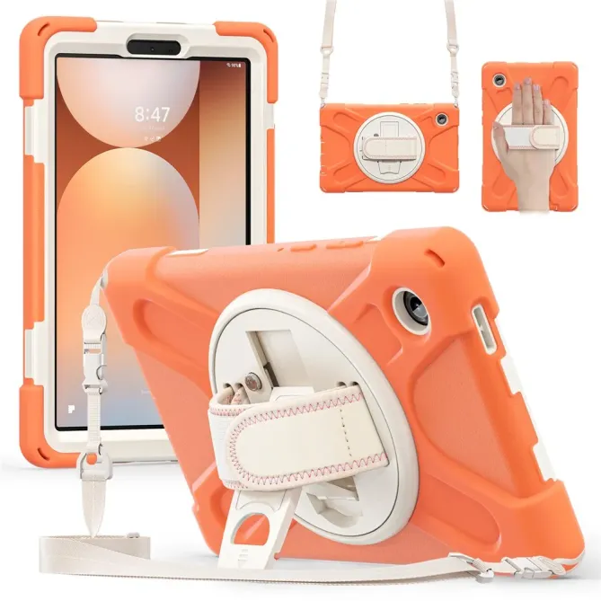 Coque Samsung Galaxy Tab A11 Support 360 degrés Bandoulière Renforcée