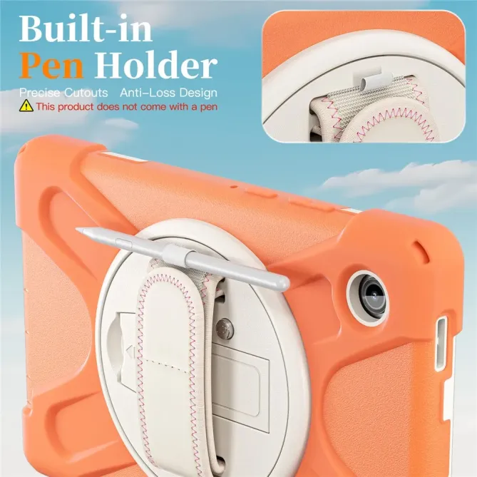 Coque Samsung Galaxy Tab A11 Support 360 degrés Bandoulière Renforcée