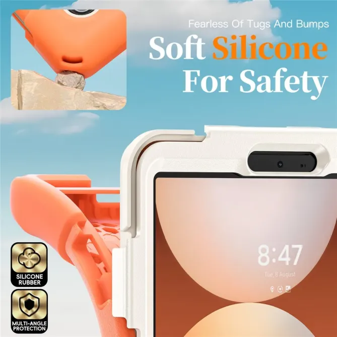 Coque Samsung Galaxy Tab A11 Support 360 degrés Bandoulière Renforcée
