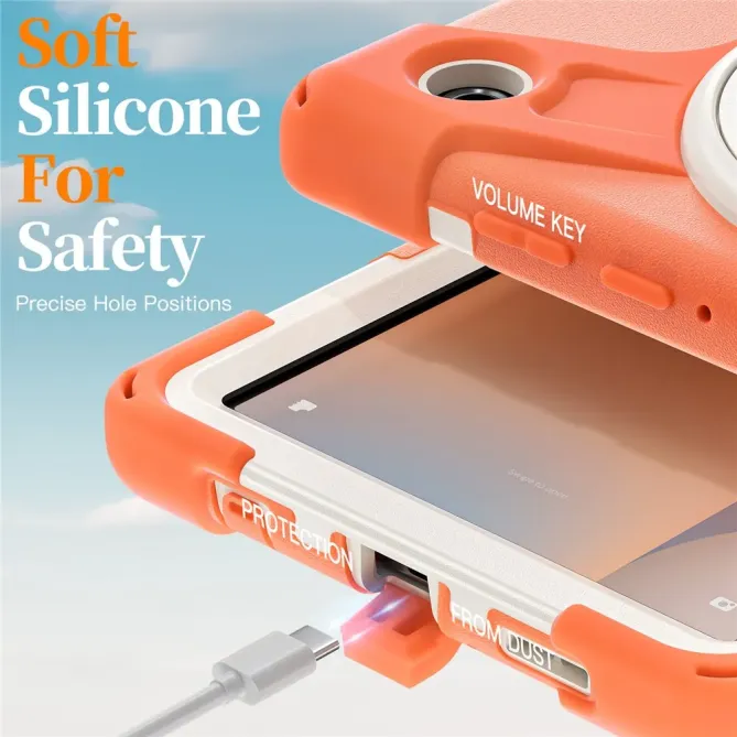 Coque Samsung Galaxy Tab A11 Support 360 degrés Bandoulière Renforcée