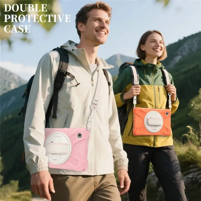 Coque Samsung Galaxy Tab A11 Support 360 degrés Bandoulière Renforcée