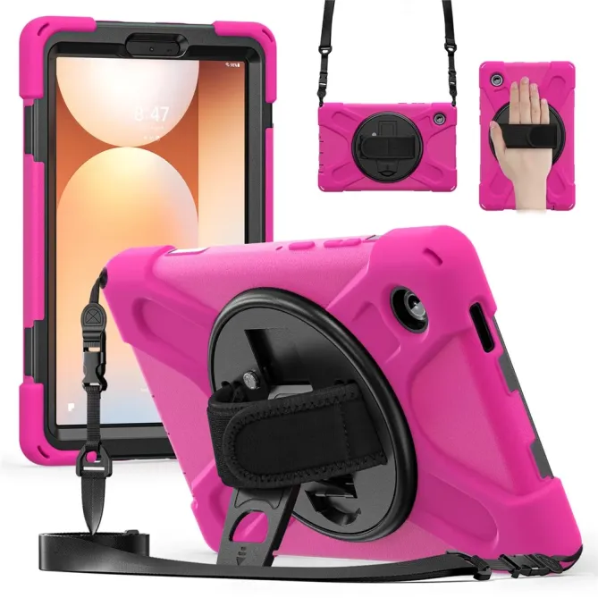 Coque Samsung Galaxy Tab A11 Support 360 degrés Bandoulière Renforcée