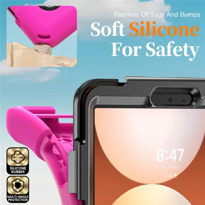 Coque Samsung Galaxy Tab A11 Support 360 degrés Bandoulière Renforcée