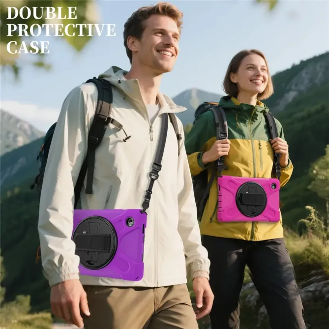 Coque Samsung Galaxy Tab A11 Support 360 degrés Bandoulière Renforcée