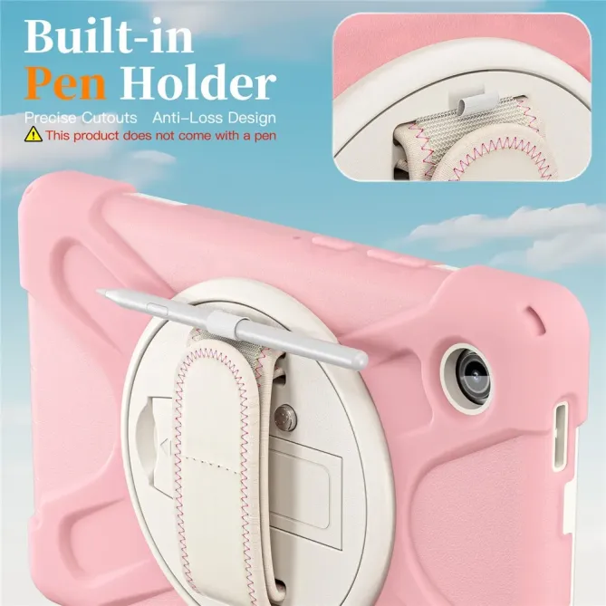 Coque Samsung Galaxy Tab A11 Support 360 degrés Bandoulière Renforcée