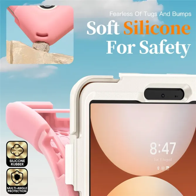 Coque Samsung Galaxy Tab A11 Support 360 degrés Bandoulière Renforcée