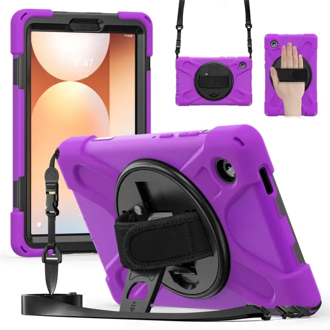 Coque Samsung Galaxy Tab A11 Support 360 degrés Bandoulière Renforcée