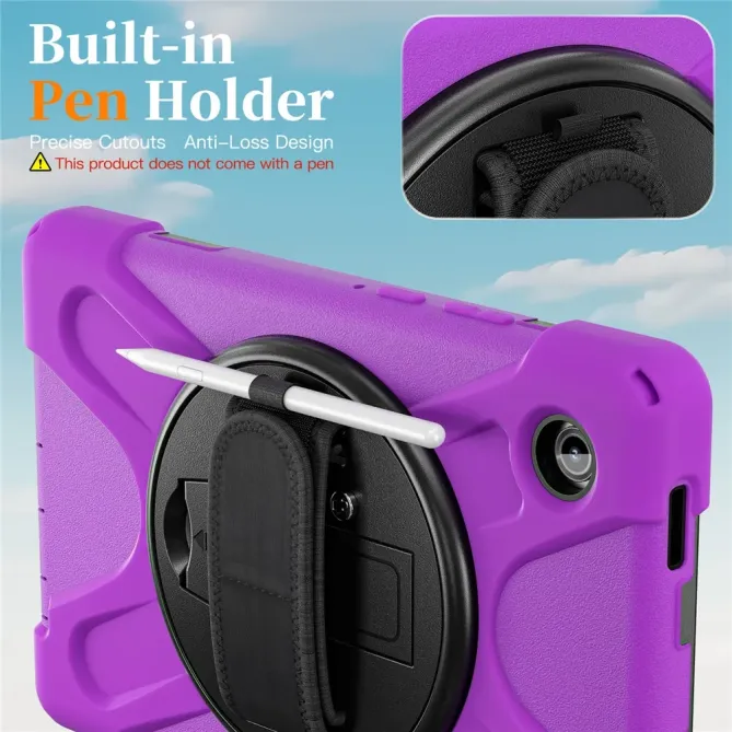Coque Samsung Galaxy Tab A11 Support 360 degrés Bandoulière Renforcée