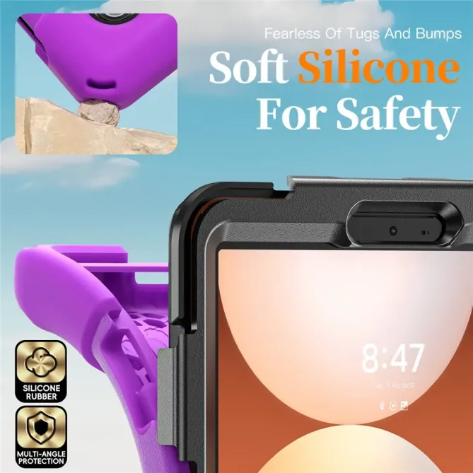 Coque Samsung Galaxy Tab A11 Support 360 degrés Bandoulière Renforcée
