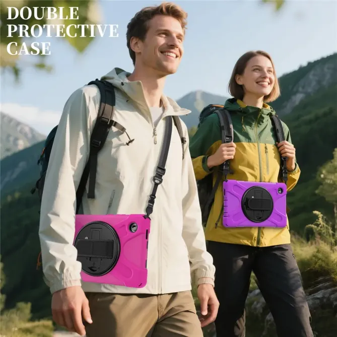 Coque Samsung Galaxy Tab A11 Support 360 degrés Bandoulière Renforcée